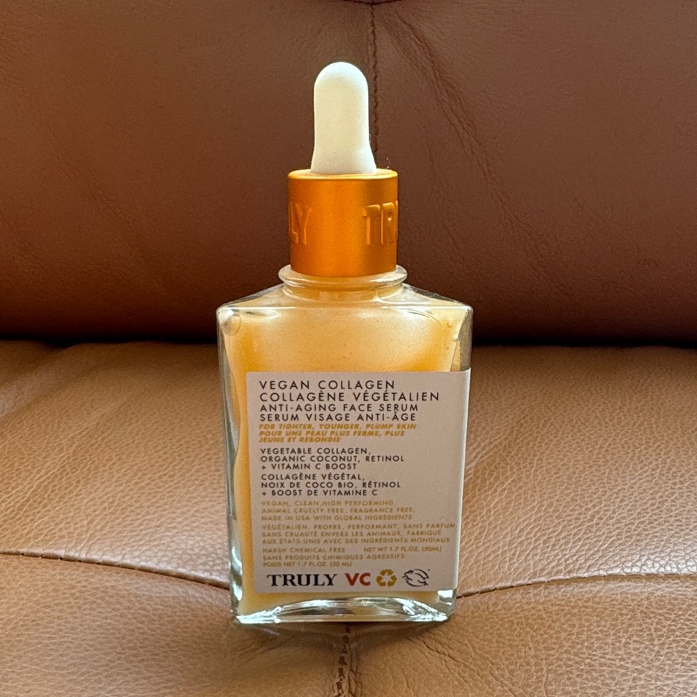 TRULY Vegan Collagen Serum with dropper applicator